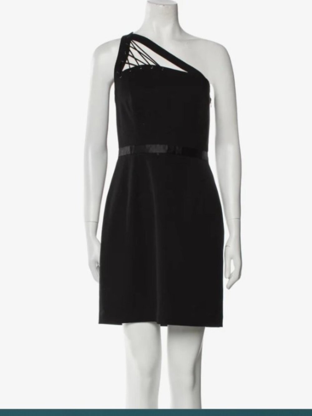 Jay Godfrey One-Shoulder Mini Dress